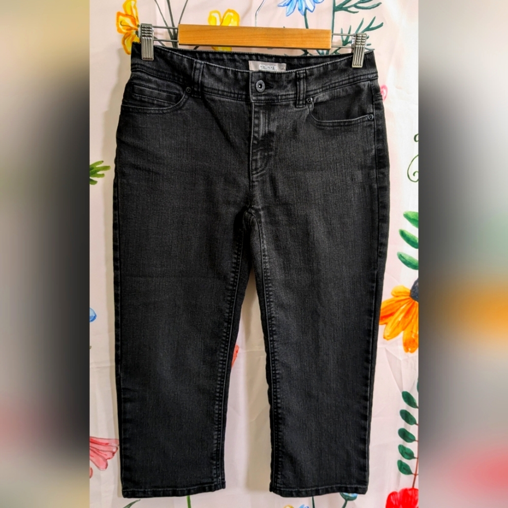 Chico's black capri pants
